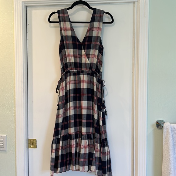 Anthropologie Isabella Sinclair Dickens Plaid Dress - Picture 3 of 10